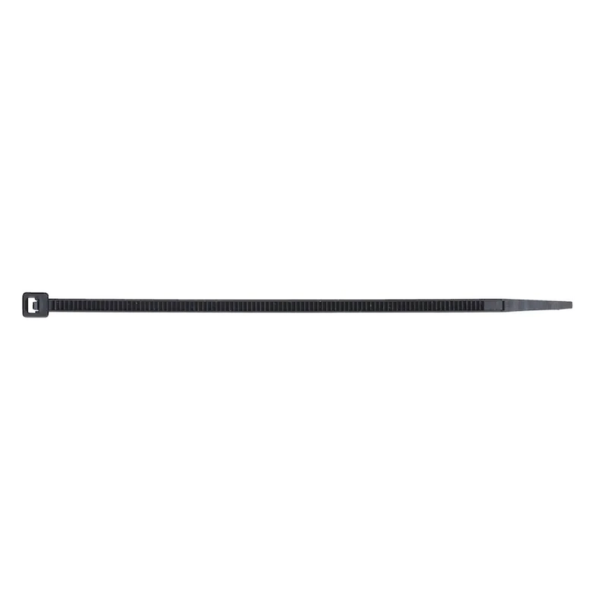 PLASTIC CABLE CLAMP BLACK 7,6X360MM