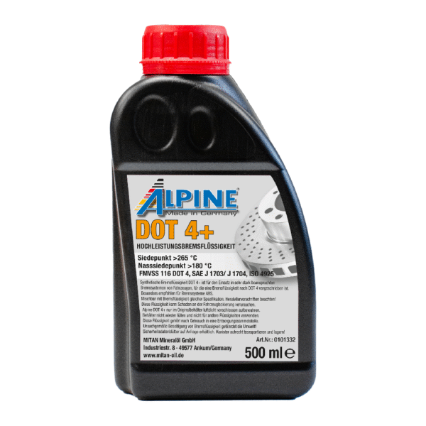 ALPINE BRAKE FLUID DOT4+ - 0.5LTR
