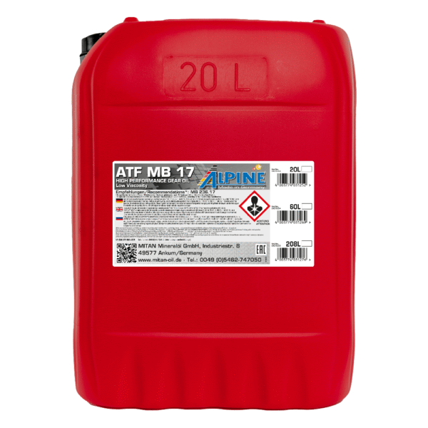 ALPINE ATF MB 17 - 20LTR